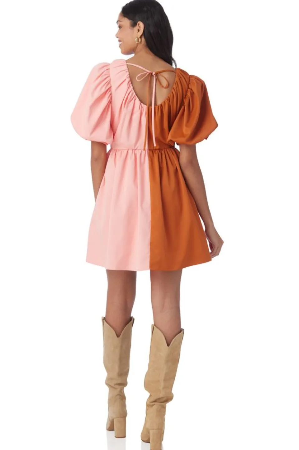 crosby-by-mollie-burch-raines-ZDKzUmsO-5.webp Online Crosby By Mollie Burch Raines Dress Salmon/Clay
