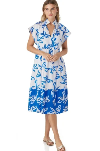 Hot Crosby By Mollie Burch Watts Dress Park Foral Mix