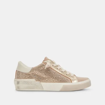 Sale Dolce Vita Zina Crystal Gold Suede