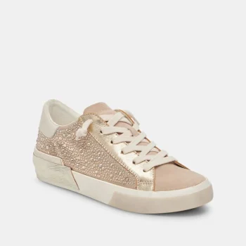 Sale Dolce Vita Zina Crystal Gold Suede