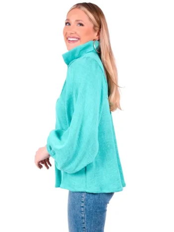 Sale Emily McCarthy Stella Top Crinkle Meadowbrook