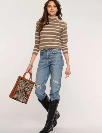 Best Heartloom Fink Sweater In Taupe