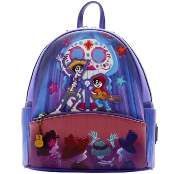 Fashion Loungefly Coco Miguel & Hector Performance Scene Mini Backpack
