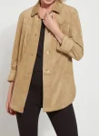 Fashion Lysse Lori Vegan Suede Overshirt