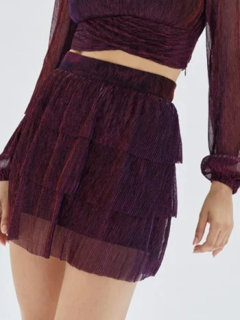 Sale MINKPINK Ines Tiered Mini Skirt