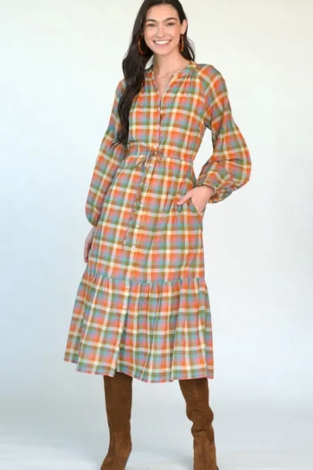 Hot Olivia James The Label Emory Autumn Plaid Dress
