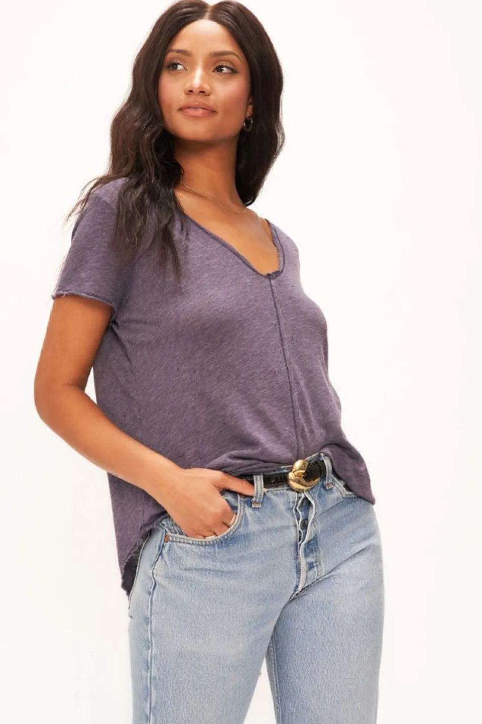 project-social-t-wearever-tee-ATxDMyvz-1.webp Sale Project Social T Wearever Tee Moondust Purple