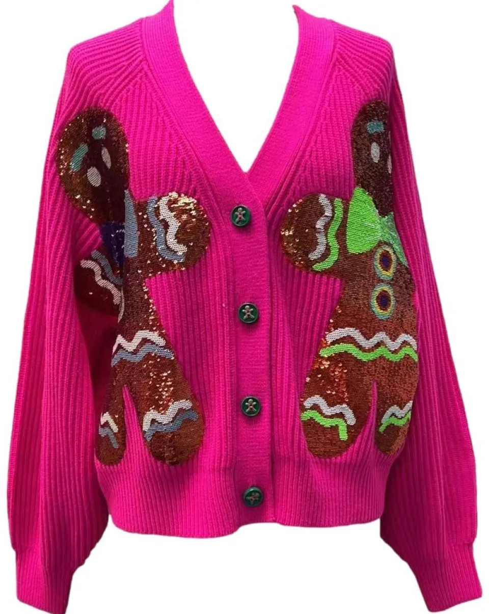 queen-of-sparkles-gingerbread-FDMwXnsU-3.webp Discount Queen Of Sparkles Gingerbread Hot Pink Cardigan