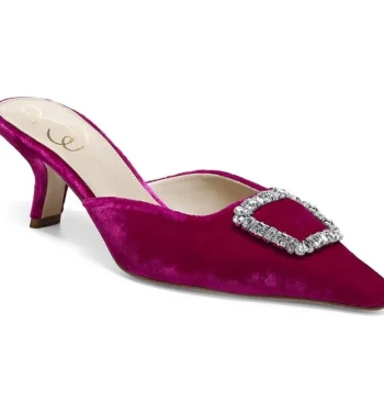 Fashion Sam Edelman Brit Jewel Raspberry Velvet