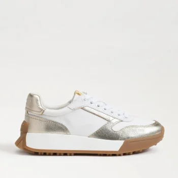Online Sam Edelman Layla Sneaker White/Gold