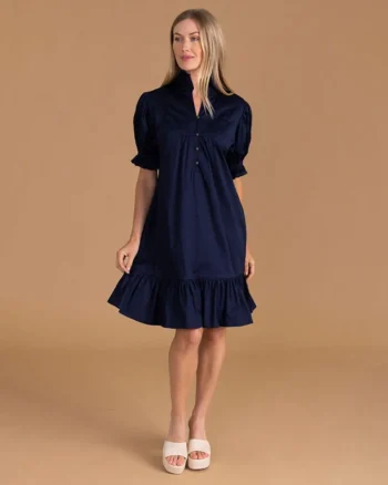 Sale S'edge Apparel S'Edge Apparel Erin Dress In Passport