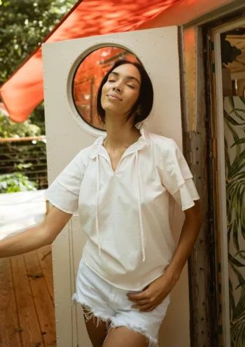 Best S'edge Apparel S'Edge Apparel Sally Top Cotton Candy