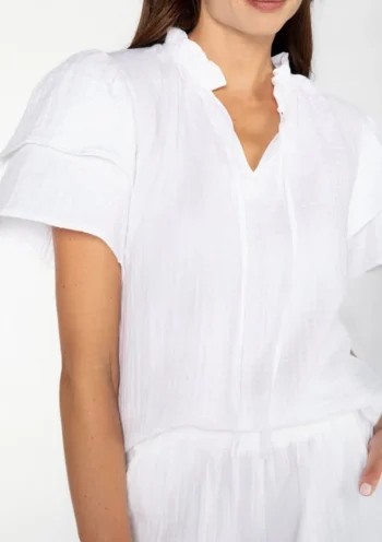 Clearance S'edge Apparel S'Edge Apparel Sally Top White