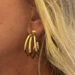 Hot Sheila Fajl Claire Triple Hoops