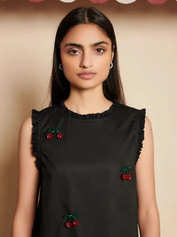 Best Sister Jane Cherry Chime Mini Dress