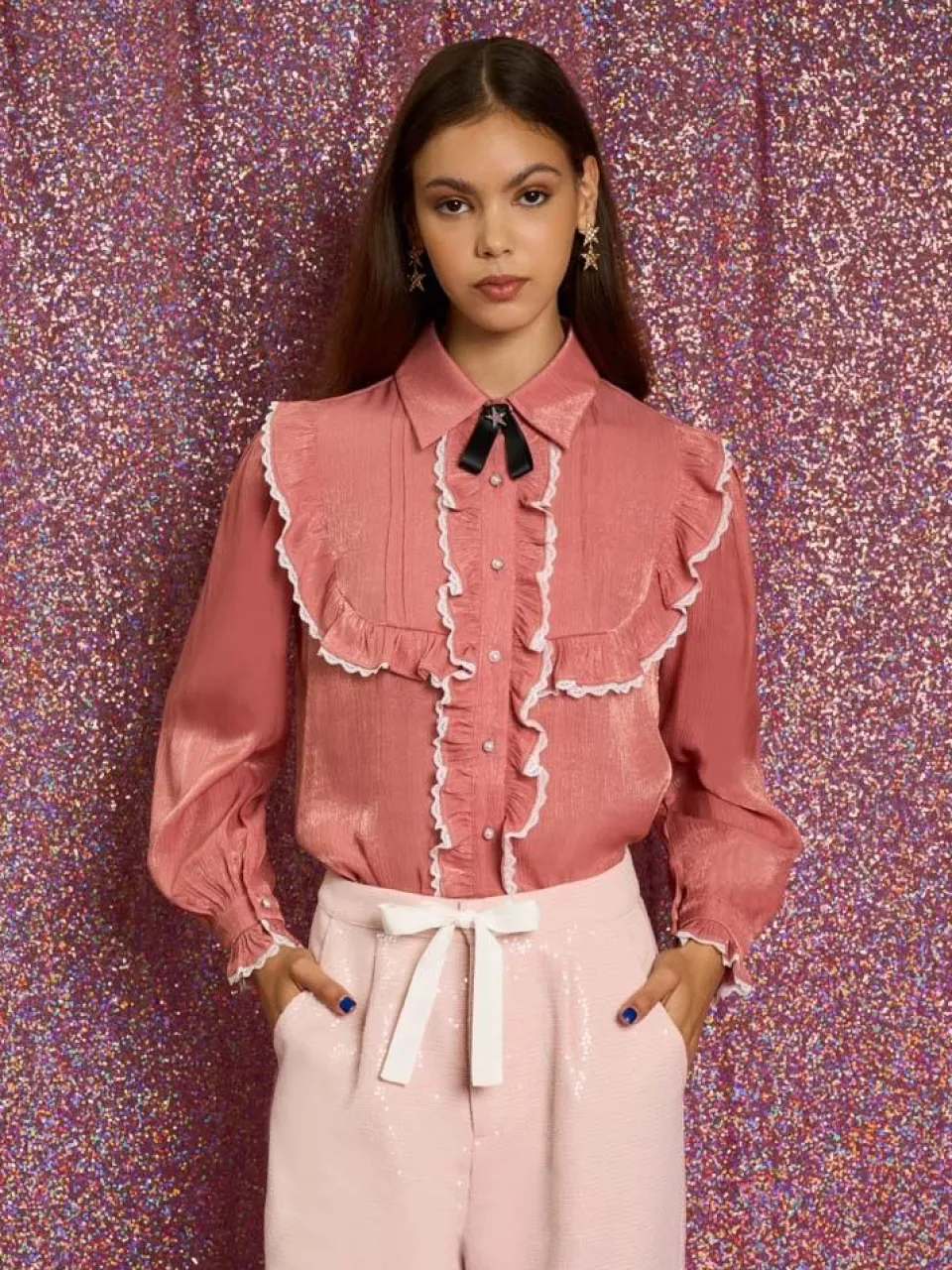 sister-jane-melody-ruffle-blou-CCRNTENE-0.webp Fashion Sister Jane Melody Ruffle Blouse