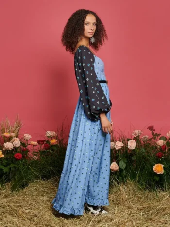 Outlet Sister Jane Saddle Floral Maxi Dress