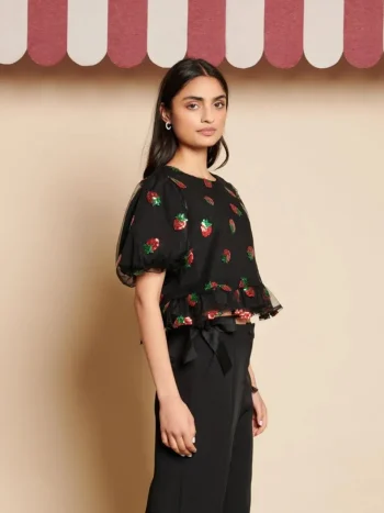 Clearance Sister Jane Strawberry Sequin Top