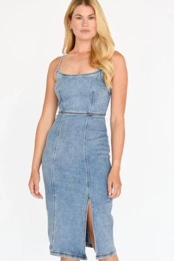 Sale Steve Madden Giselle Denim Dress