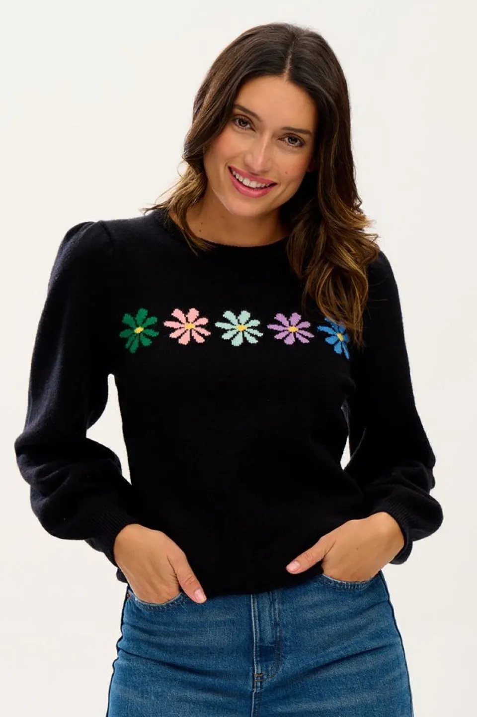 sugarhill-brighton-andrea-rain-fmfitJJp-0.webp Outlet Sugarhill Brighton Andrea Rainbow Daisies Jumper