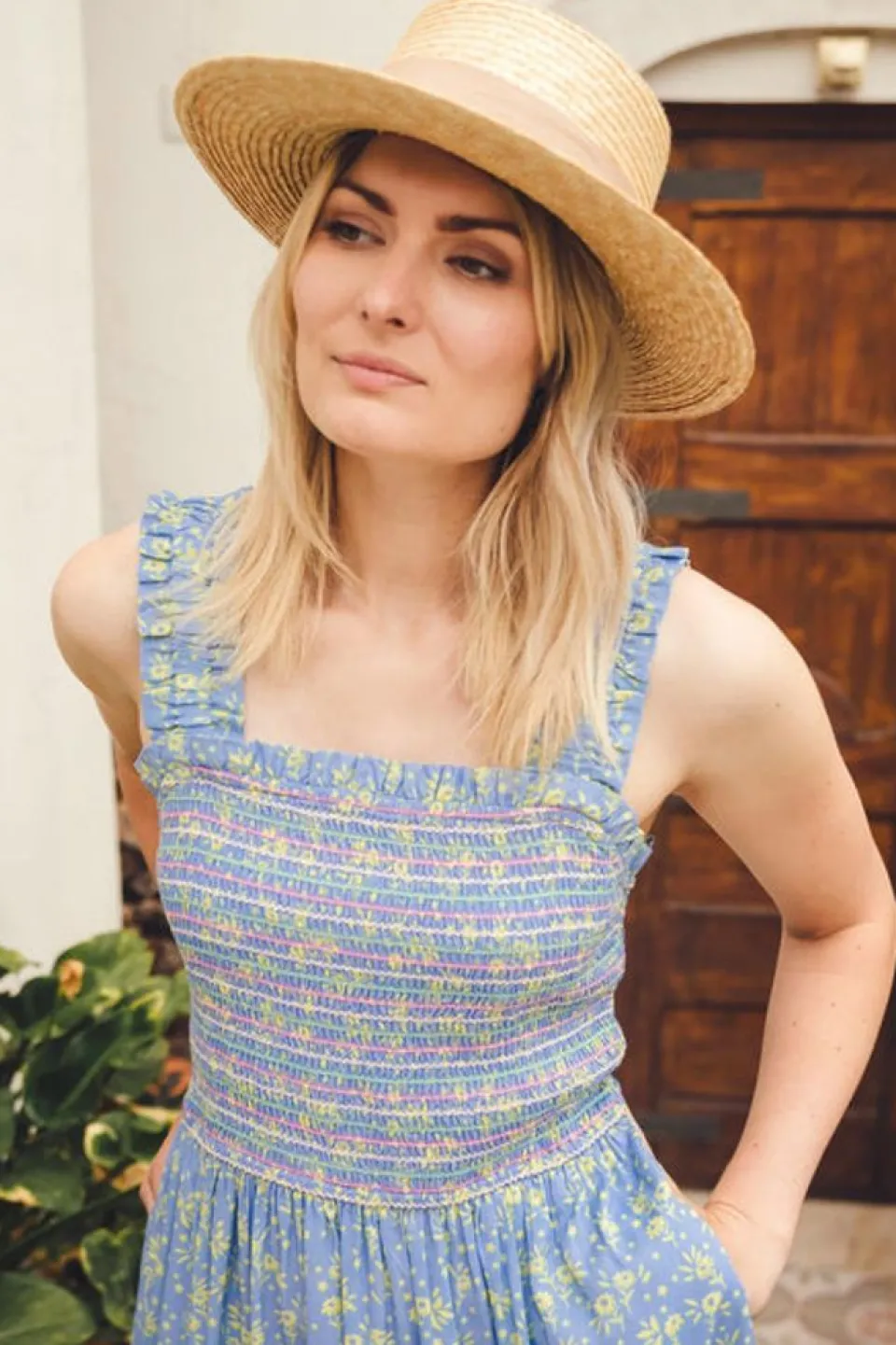 sugarhill-brighton-ember-shirr-OUsXudxt-6.webp Online Sugarhill Brighton Ember Shirred Sundress Star Meadow