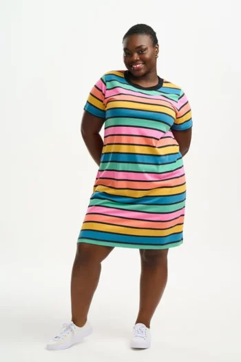 Outlet Sugarhill Brighton Sia T-Shirt Dress - Multi, Beach Hut Stripes